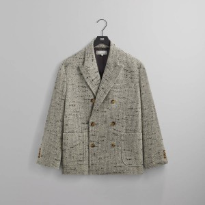 Grey Men Kith and Kin Tweed Julius Blazer Jackets | 4103-NSFCE