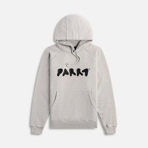 Grey Men Kith by Parra Blob Logo Hooded Sweatshirts | 1576-TMDPU