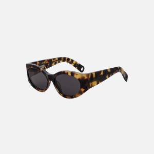 Grey Women Kith Jacquemus Ovalo Sunglasses Eyewear | 7650-UCAHK