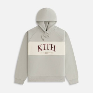 Grey Women Kith Maverick Panelled Hoodie Sweatshirts | 2306-FDMSU