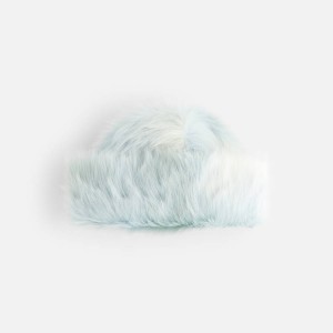 Grey Women Kith Toshi Teddy Oversized Fur Hat Headwear | 1342-SQZHO