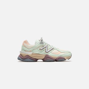 Grey / Beige / Dark Rose Men Kith New Balance 9060 Sneakers | 5627-IZPFN