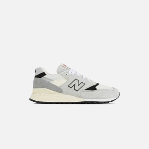Grey / Black Men Kith New Balance Made in USA 998 Sneakers | 5423-IVYOW