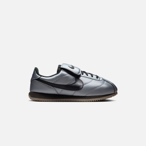 Grey / Black / Brown Men Kith Nike Cortez Leather SE Sneakers | 8791-JPABC