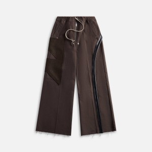 Grey / Brown / Black Men Kith Rick Owensaloni Wide Bela Pants | 4052-XIVHN