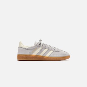 Grey / Cream White Men Kith adidas Handball Spezial Sneakers | 4691-ZFUYE