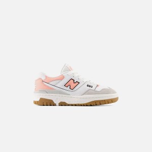 Grey / Pink Kids' Kith New Balance GS 550 Sneakers | 1954-WNJDE