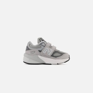 Grey / Silver Kids' Kith New Balance PS FuelCell 990v6 Sneakers | 0639-IKAVX