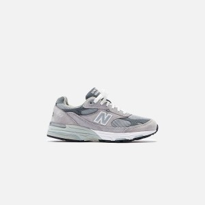 Grey / White Men Kith New Balance Made in USA 993 Sneakers | 2638-ASJLU