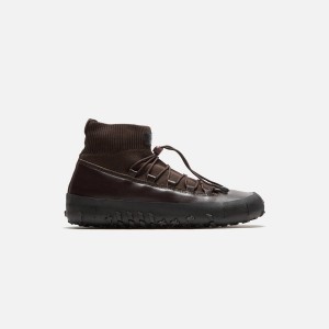 Khaki Brown Men Kith Lemaire Vibram Sneakers | 9045-NMQZS