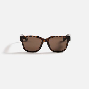 Leopard Men Kith Gucci Square Sunglasses | 5962-UCOAL