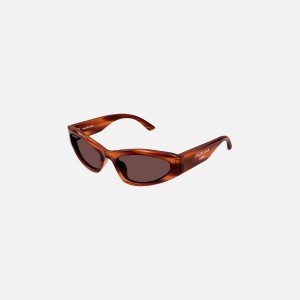 Leopard Women Kith Balenciaga BB Frame 387S Eyewear | 1860-DRJAM