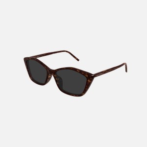 Leopard Women Kith Saint Laurent Rectangular Frames Eyewear | 9420-NVIAB