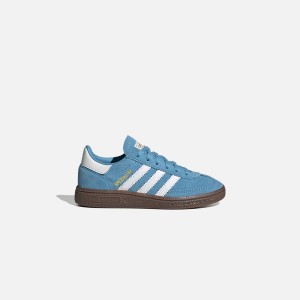 Light Blue / White Kids' Kith adidas Handball Spezial Sneakers | 7481-DJYNO