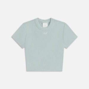 Light Green Women Kith Mulberry II Shirts | 8217-EQDCY