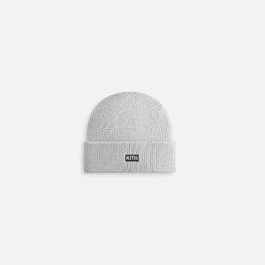 Light Grey Kids' Kith Classic Beanie Headwear | 0685-YALGJ