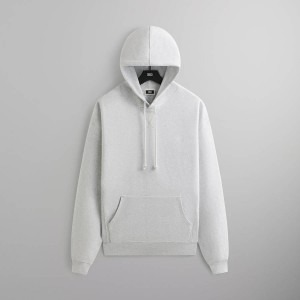Light Grey Men Kith Compact Knit Williams III Hoodie | 2541-KXLCJ