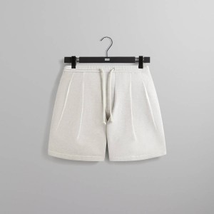 Light Grey Men Kith Kylan Sweat Shorts | 9208-ZCGUL