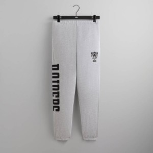 Light Grey Men Kith and '47 for the NFL: Raiders Nelson Sweat Pants | 8375-SJLOF