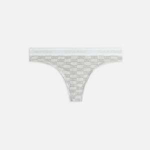 Light Grey Women Kith for Calvin Klein Thong Underwear | 2137-KJWVG