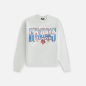 Light Grey Women Kith for the New York Knicks Ashwin Crewneck Sweaters | 6245-DRYHV
