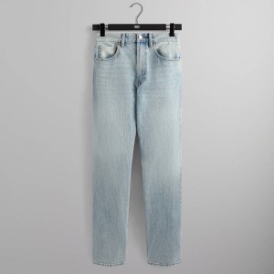 Light Indigo Men Kith The Webster Chill Jeans | 5964-KNWLP