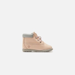 Light Pink Kids' Kith Timberland 6" Cribie Boots | 1378-GEZHV
