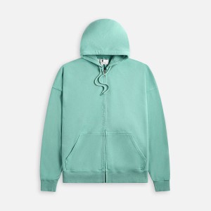 Light Turquoise Men Kith Noon Goons Pacific Zip Hoodie | 2473-LQOWU