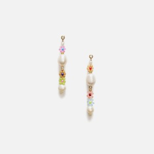 Multicolor Women Kith Anni Lu Mexi Flower Earrings Jewelry | 5614-GLYVJ