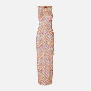 Multicolor Women Kith Missoni Long Cover Up Dress | 8295-ELBMG