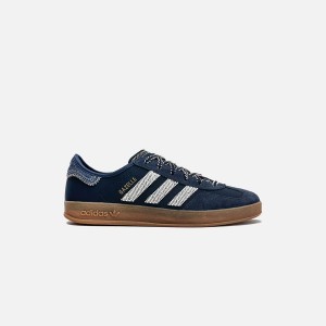 Navy Men Kith CLOT x adidas Gazelle By Edison Chen Sneakers | 0891-ULCQF