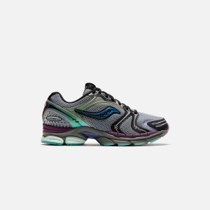 Navy Men Kith Saucony Progrid Triumph 4 Sneakers | 2713-EZPDR