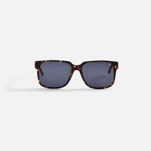 Navy Men Kith Vintage Frames Connoisseur Brown Tortoise Acetate Sunglasses | 1205-VBQUD