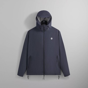 Navy Men Kith Wrinkle Nylon Madison Jackets | 1978-UBNXT