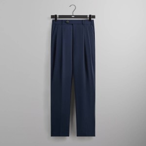 Navy Men Kith and Kin Kylan Pleater Pants | 5190-GWJVL