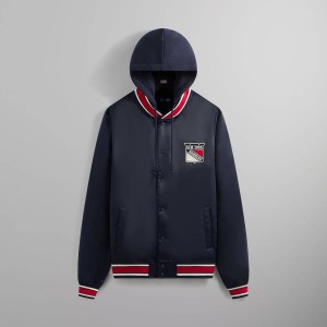 Navy Men Kith for the New York Rangers Gorman Jackets | 4305-BNKGT