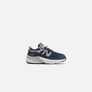 Navy / Silver Kids' Kith New Balance Toddler Made in USA 990v6 Sneakers | 6391-YSOTK