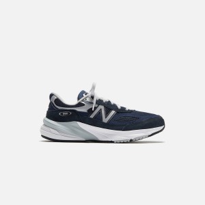 Navy / White Men Kith New Balance Made in USA 990v6 Sneakers | 0712-KWCGO