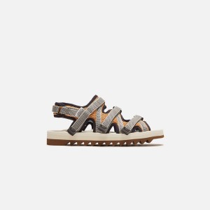 Navy / White Men Kith Suicoke Zip-Ab Sandals | 9276-FPXUD