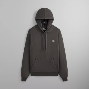 Olive Men Kith Compact Knit Williams III Hoodie Sweatshirts | 3478-XWEIY