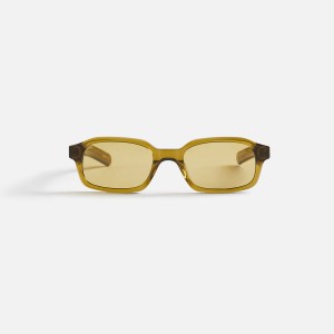 Olive Men Kith Flatlist Hanky Sunglasses | 3941-XBPNL