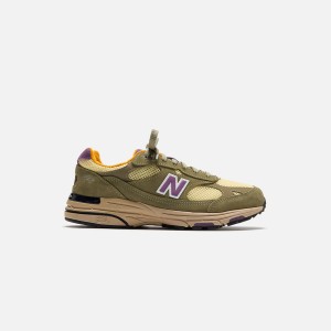 Olive Men Kith New Balance Made in USA 993 Sneakers | 4310-WPLCF