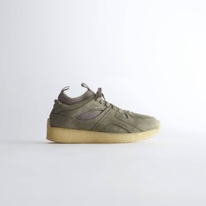 Olive Men Kith Ronnie Fieg for Clarks Breacon Sneakers | 5649-TNKDJ