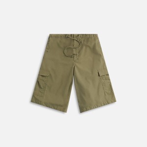 Olive Women Kith Local European Bermuda Parachute Shorts | 3528-NSTOP