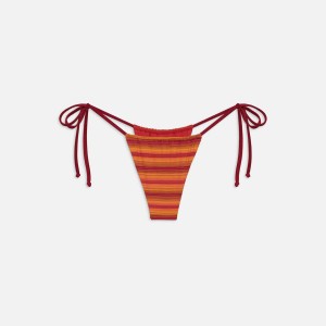 Orange Women Kith Frankies Bikinis Tia Spaced Dyed Bottom Swim | 2850-YHVAW