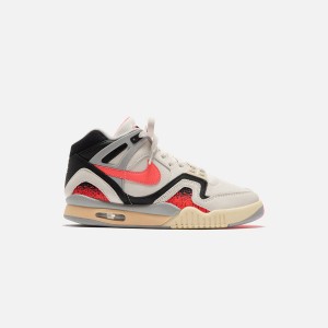 Orange / Black / Silver / White Men Kith Nike Air Tech Challenge 2 Sneakers | 1587-BWMCF