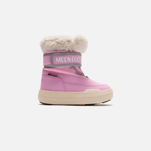 Pink Kids' Kith Moon Park Strap Boots | 7210-TIOCF