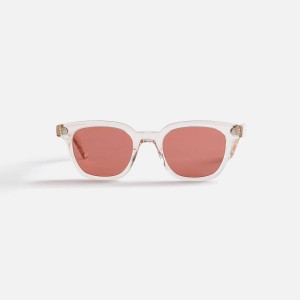 Pink Men Kith Garrett Leight Vgarrett Leight Broadway Sunglass Sunglasses | 2810-HDLXK