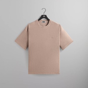 Pink Men Kith Slub Jersey Bishop Shirts | 5401-MUBIC