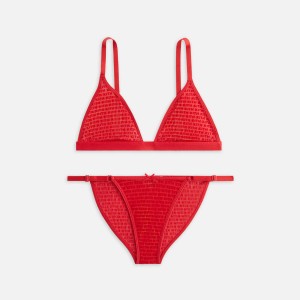 Pink Women Kith Bra and Cheeky Set Underwear | 2560-BFMHQ